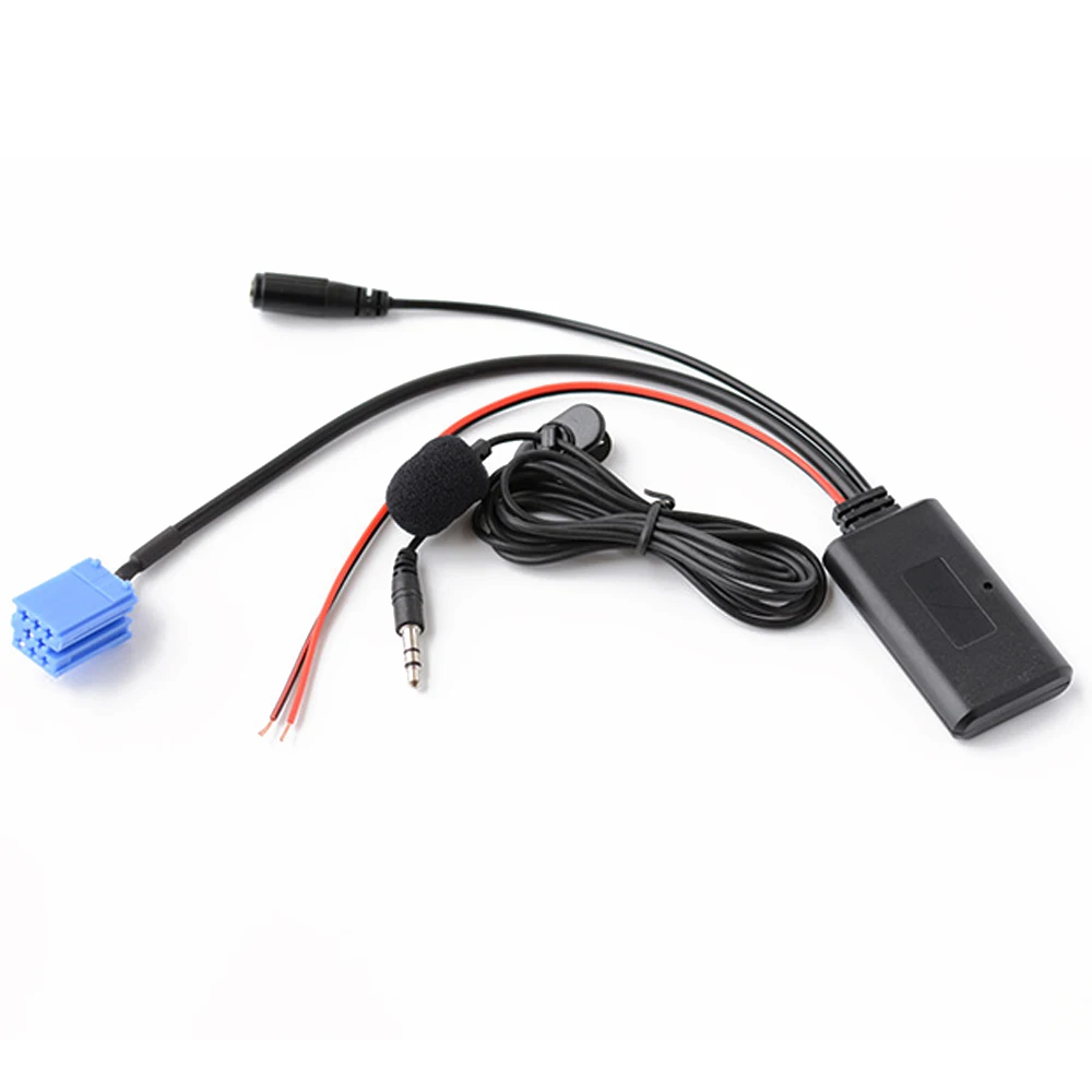 Adattatore per microfono wireless bluetooth per auto Stereo AUX IN Musica per VW Golf MK4 per Audi A3 A4 A6 8PIN per Skoda Octavia