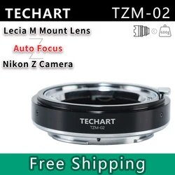 Techart TZM-02 Auto Focus Lens Adapter for Leica M Zeiss ZM Voigtlander VM Lens to Nikon Z Camera Z9/Z8/ZF/ZFC/Z7II/Z6III/Z6II