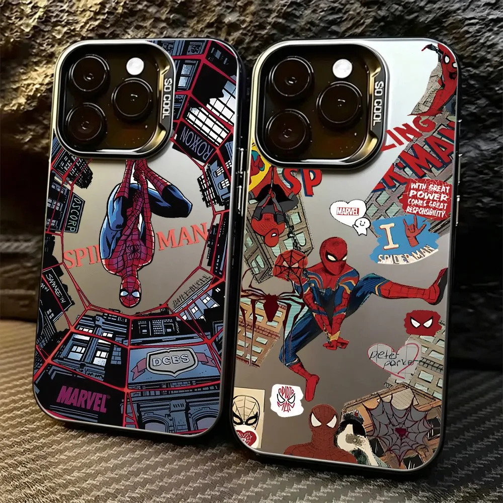 Anime Spiders-Man Phone Case for Samsung Galaxy S26 S25 S24 S23 S22 S21 S20 Note20 FE Ultra Edge Plus 4G 5G Anti Fall Cover