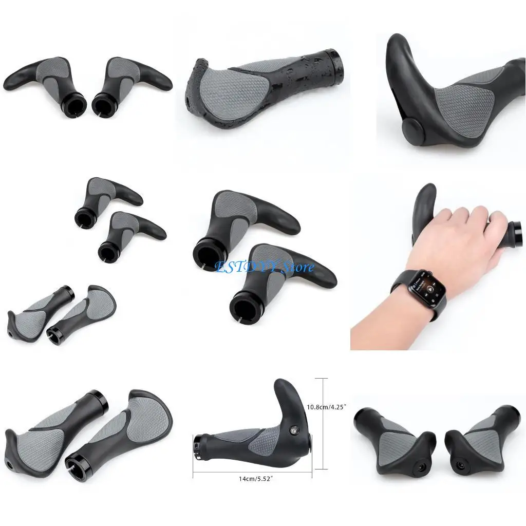 

G6DE Unisex Non-Slip Handlebar Grips Cover for Mountain Bike, MTB Fixed Gear Bike,Folding Bike Cycling Replacement