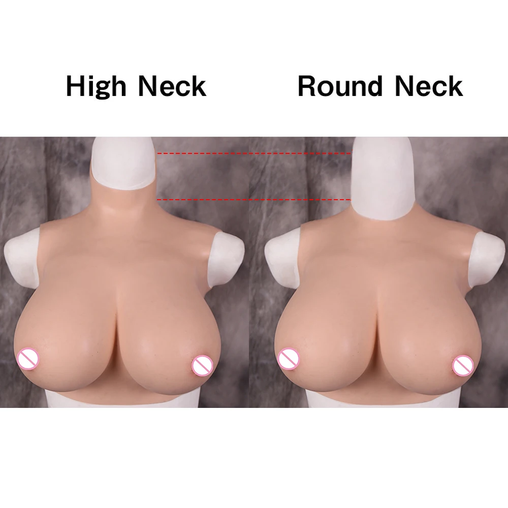 Dokier Realistic Silicone Crossdressing Huge Fake Breast Forms Boobs for Crossdressers Drag Queen Male to Female Breastplates