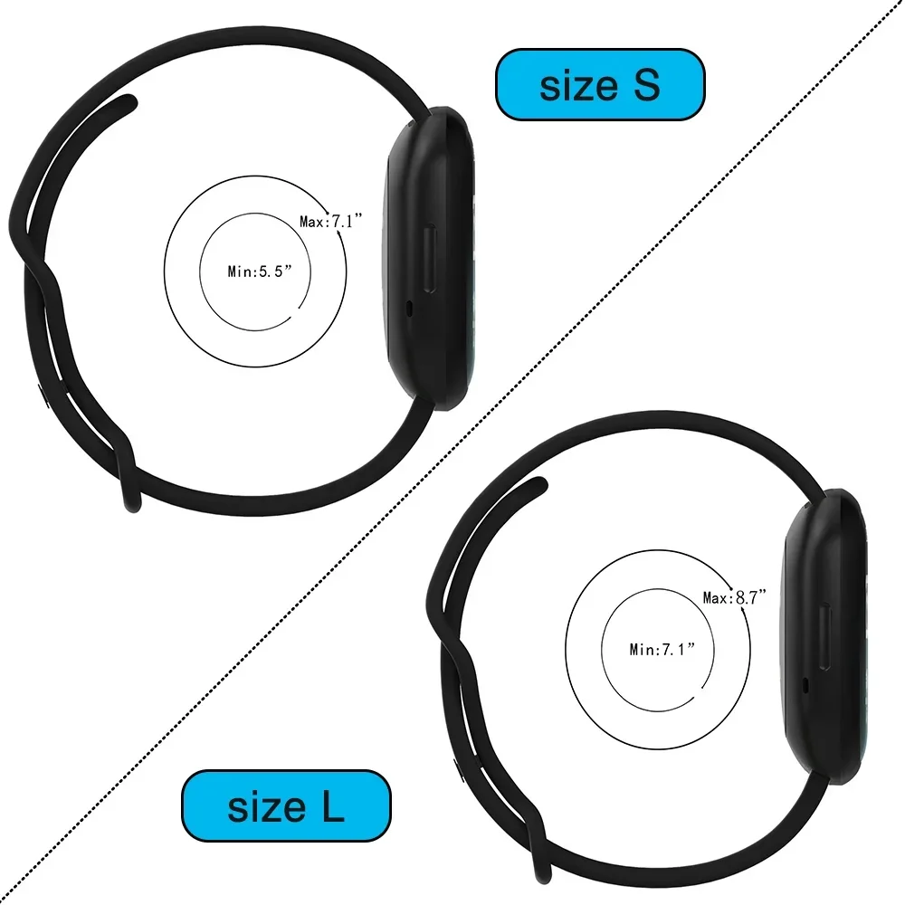 Силиконовый ремешок для Fitbit Versa 3 и Sense, оригинальные ремешки, мягкий дышащий браслет для Versa 4 Sense 2, водонепроницаемый ремешок для часов, новый