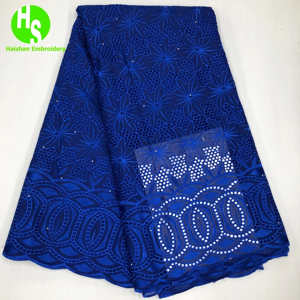 African Swiss Voile Lace High Quality Dry Lace Fabric for Women Wedding 2023 Latest Cotton Lace Fabric in Switzerland 5 Yards