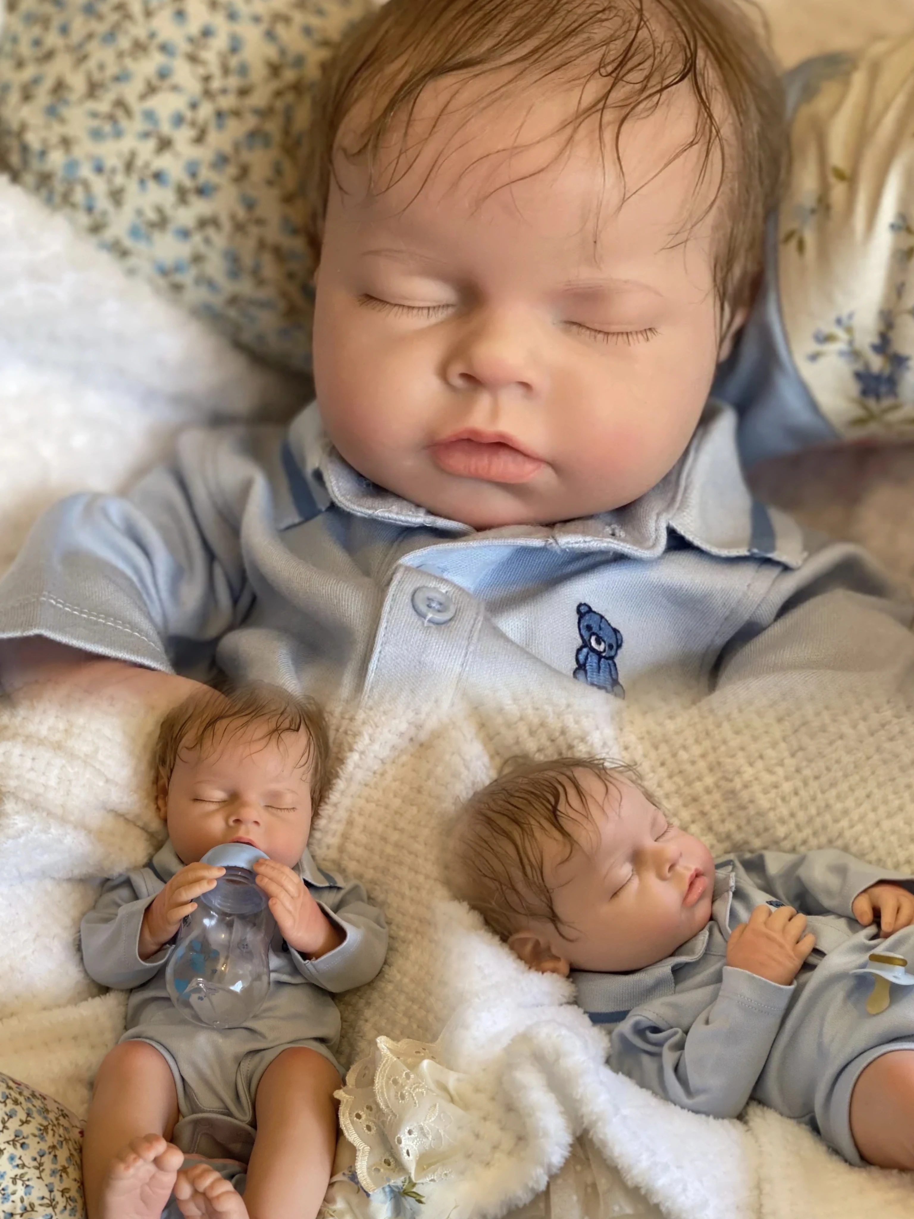 

Aizwa1 Can Open Mouth 20 Inch Full Body Silicone Reborn Doll Girl Or Boy Handmade Newborn Baby For Children Birthday Gifts