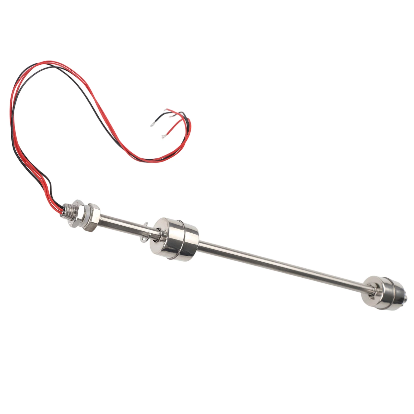 Vertical Float Switch in Stainless Steel for Liquid Level Sensing with Operating Temperature Range 10C to 120C