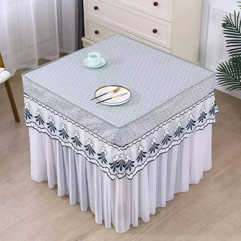 Square mahjong table tablecloth, waterproof and oil proof, anti-scalding