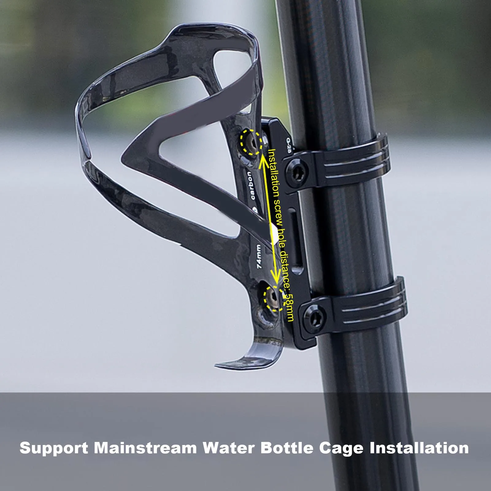 

Адаптер для держателя бутылки с водой для велосипеда, стабильный, легкий, для складных велосипедов, простая установка, адаптер для держателя бутылки для велосипеда