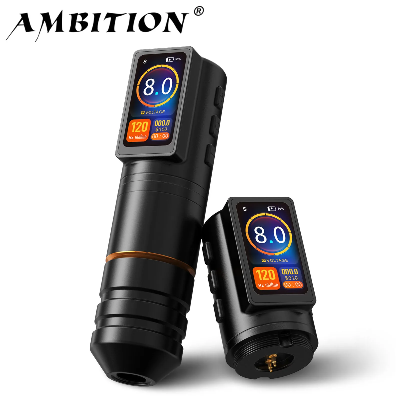 

Ambition Ninja Pro + Беспроводная тату-машинка, аккумулятор для выставления счетов, профессиональная вращающаяся ручка, сильный двигатель без сердечника, 2000 мАч для художника