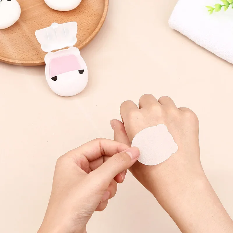 Disposable Soap Paper Panda Portable Hand Washing Bath Soap Paper Travel Fragrance Foam Disinfection Soap Paper Body Cleanser