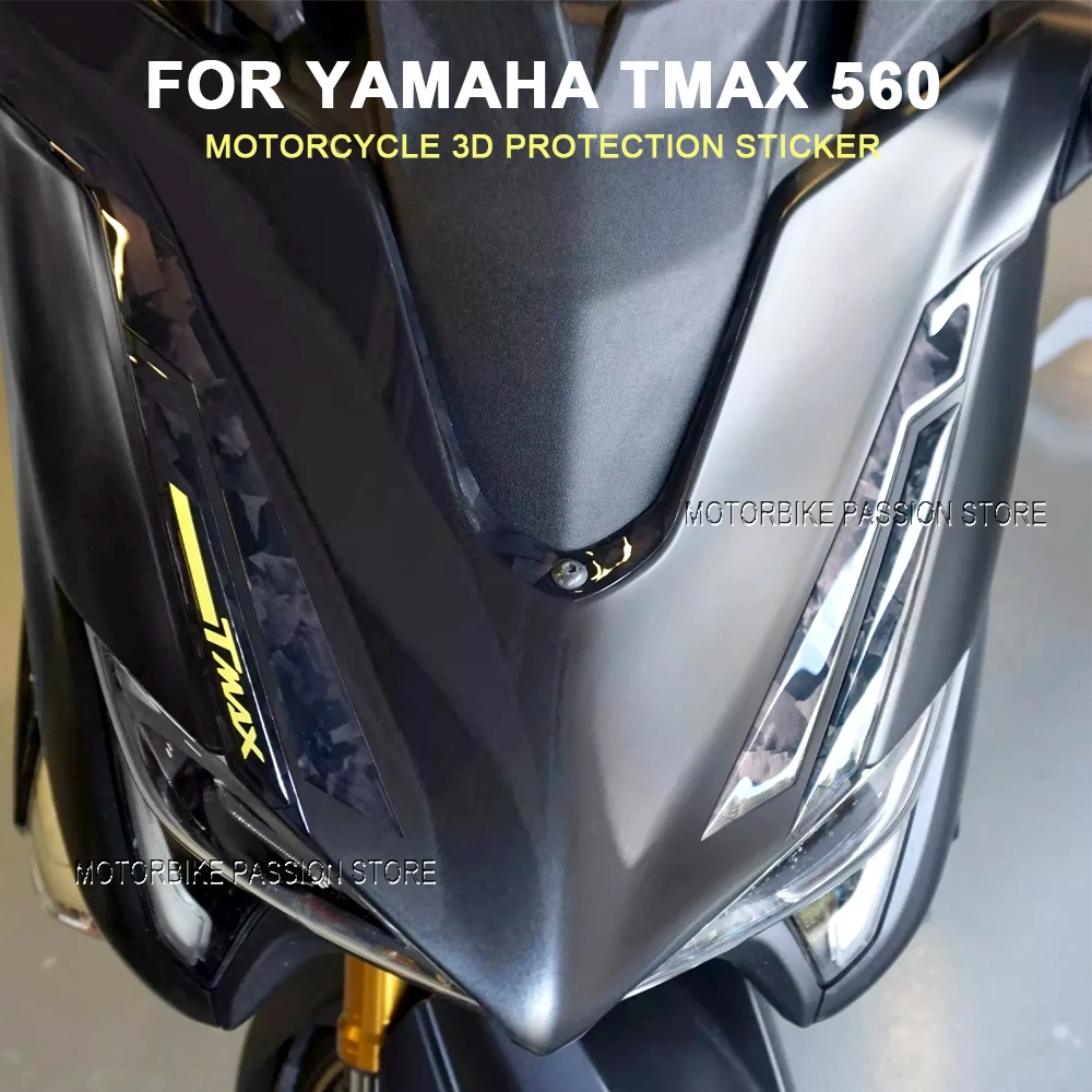 For Yamaha Tmax 560 T-max 560 2021 Motorcycle Helmet Shield Sticker Decal 3D Waterproof Protection Decals 20Th Anniversary