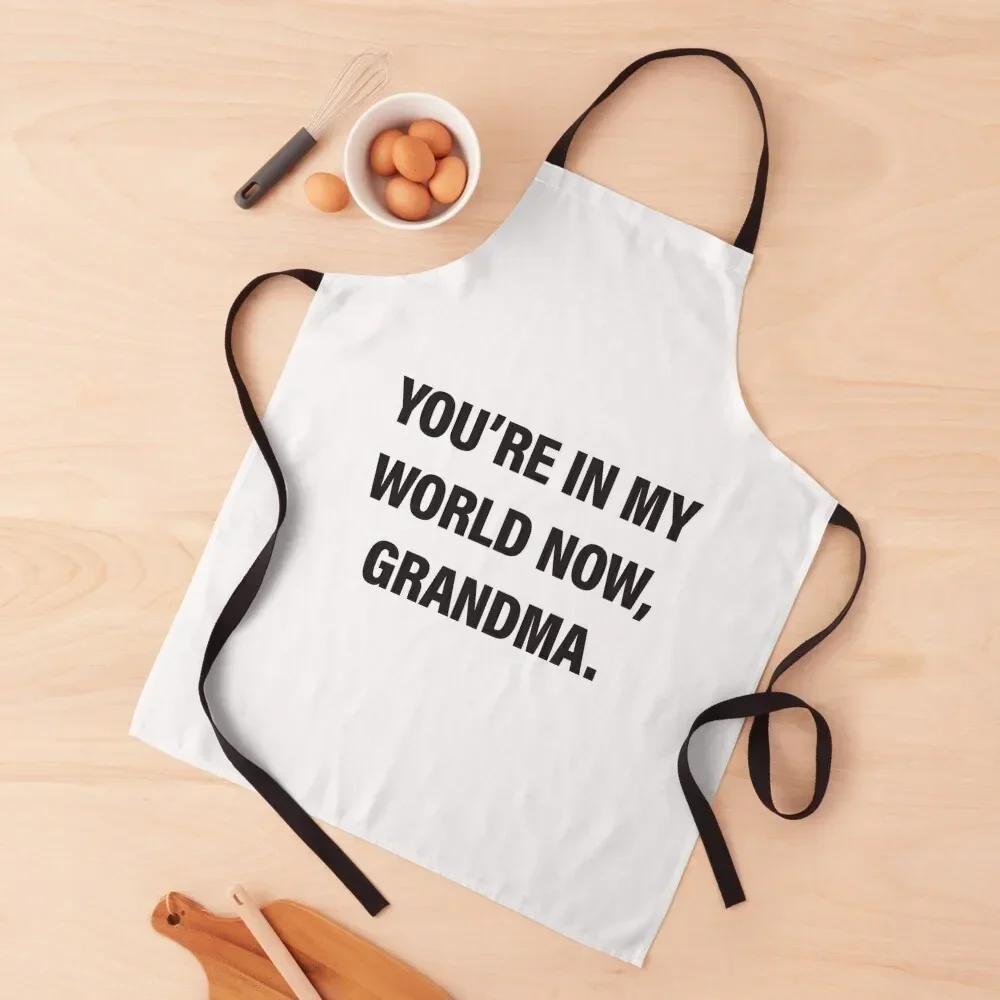 Happy Gilmore - You're in My World Now, Grandma Apron professional hairdresser Useful Things For Kitchen Apron