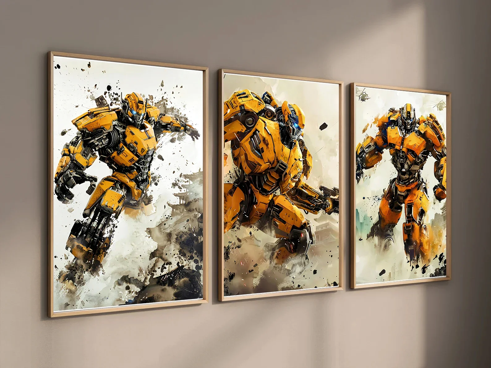 Classic Movie Poster Transformers Rise of The Beasts Series Film Poster Home Decor Canvas Painting Wall Art HD Picture Room