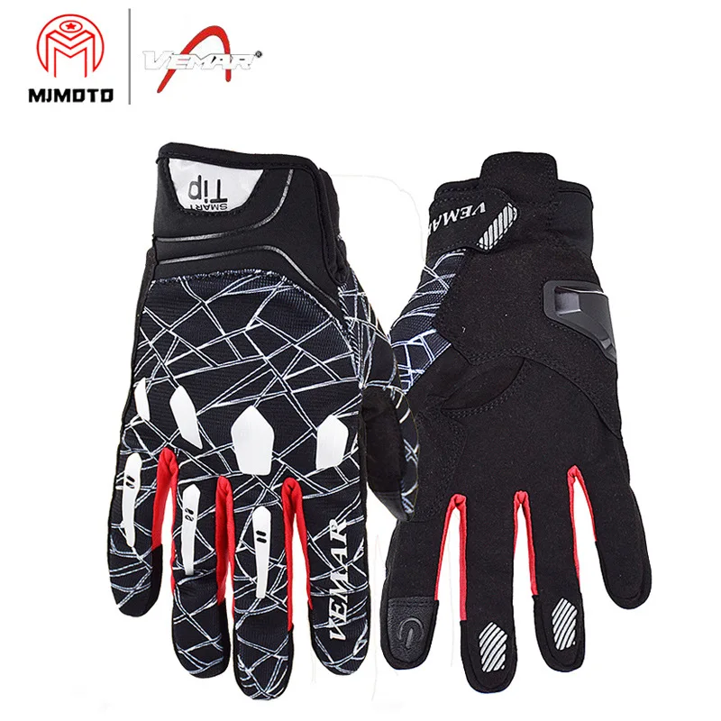 Motorbike Breathable Glove Motorcycle Full Finger Gloves Motocross Motorbike Breath Mesh Touch Screen MX MTB ATV Glove