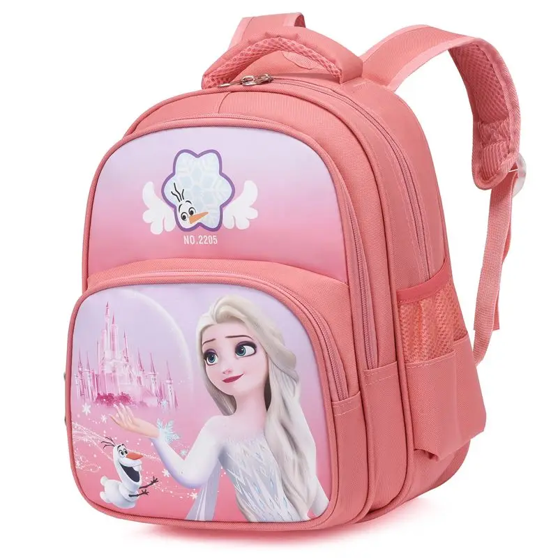 Disney cartoon Spider-Man frozen Kids Backpack Schoolbag Girl  Cute Backpack Bag