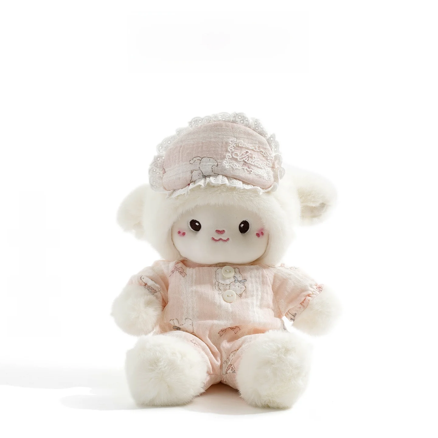 

Очаровательная плюшевая игрушка-овечка HERBERRY, мягкая подушка-игрушка, кукла из ткани с наполнителем из полиэфирного волокна, подарок на день рождения