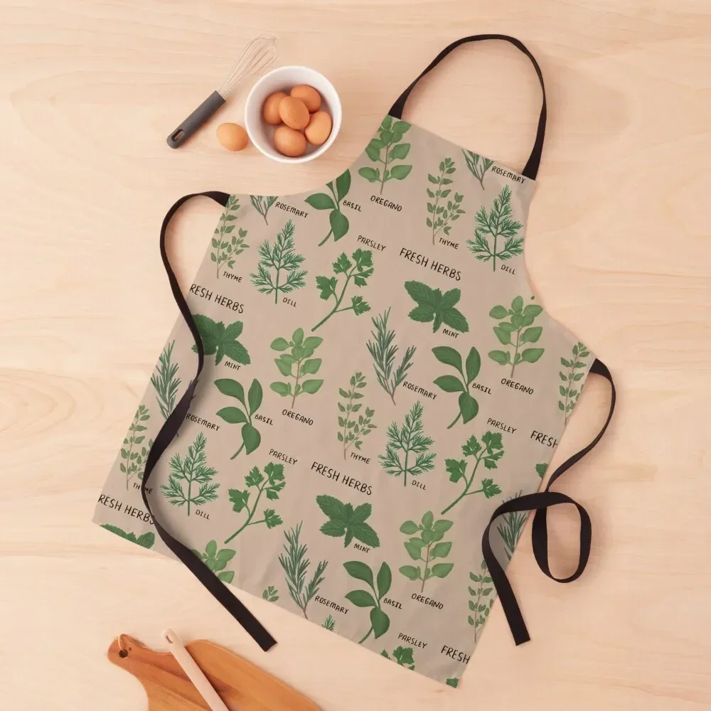 

Fresh Herbs Apron Beauty cook wear Apron