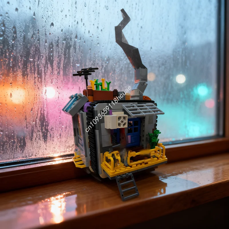 

1088 шт. MOC мобильный Апокалипсис выживший бункер модель строительные блоки строительные игрушки идея образование кирпич рождественские подарки дети