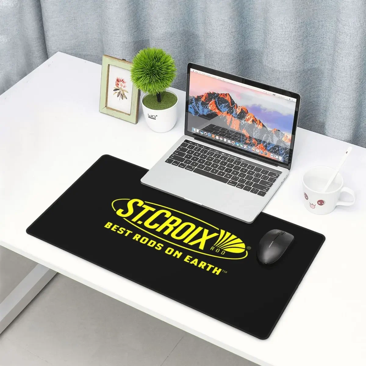Large Mouse Pad Life Love St Croix Merch Gamer PC Laptop Mats Keyboard Carpet Computer Gaming Office Accessories Desk Mat