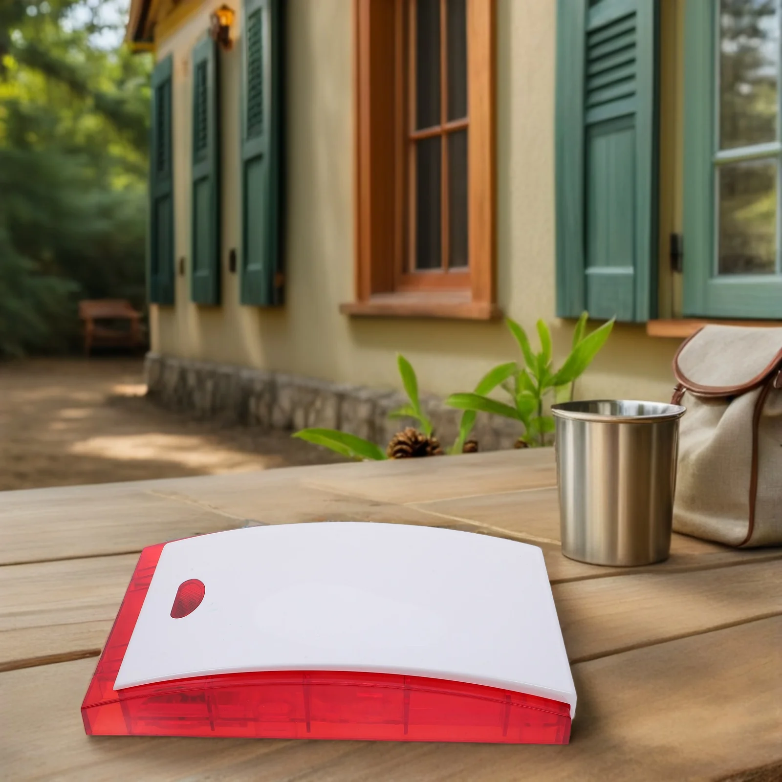 Outdoor Waterproof Alarm Siren Strobe Sound Light Security Device Anti- Horn Speaker For Rv Boat Warehouse Monitoring