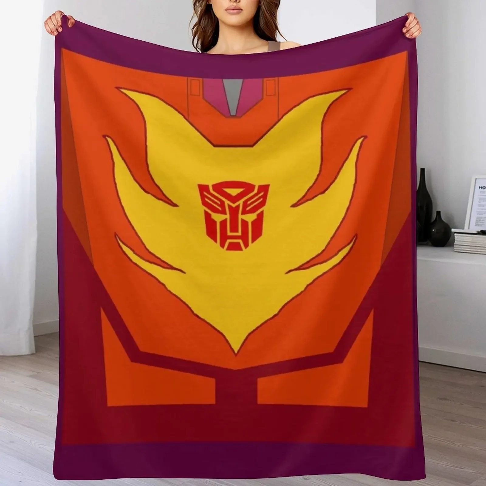 Одеяло Transformers G1 Hot Rod Flames, спальный мешок, диван, одеяла для кровати, роскошные плюшевые одеяла для сна