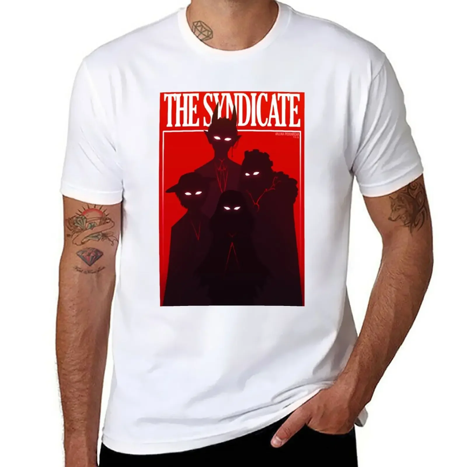 New the syndicate T-Shirt boys plus size tops men clothings heavyweight fashion Round Neck new in tops & tees homme Sweatshirt