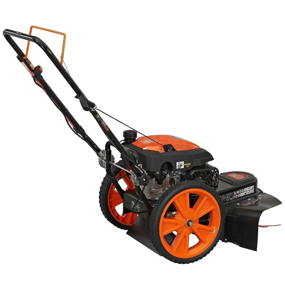 For YARDMAX YL2250 22 in. 170cc Gas Walk Behind String Trimmer Mower, Orange