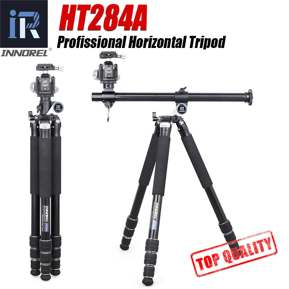 

INNOREL HT284A Aluminium Alloy Camera Tripod Professional Horizontal for DSLR Camera Video Camcorder Add Center Column Load 20kg