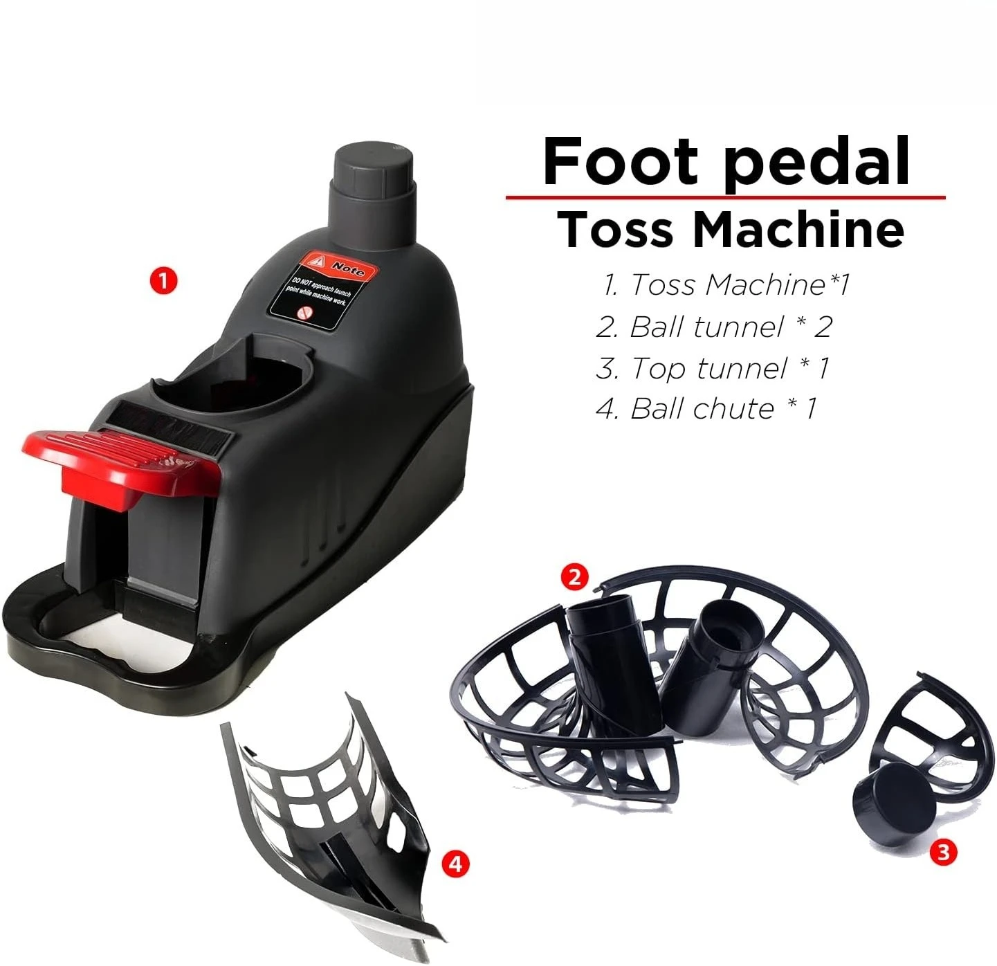 

898BH Baseball Soft Toss Machine, Angle Adjustable, Step On Paddle and Release to Launch, No Power Supply Needed,New Popularity