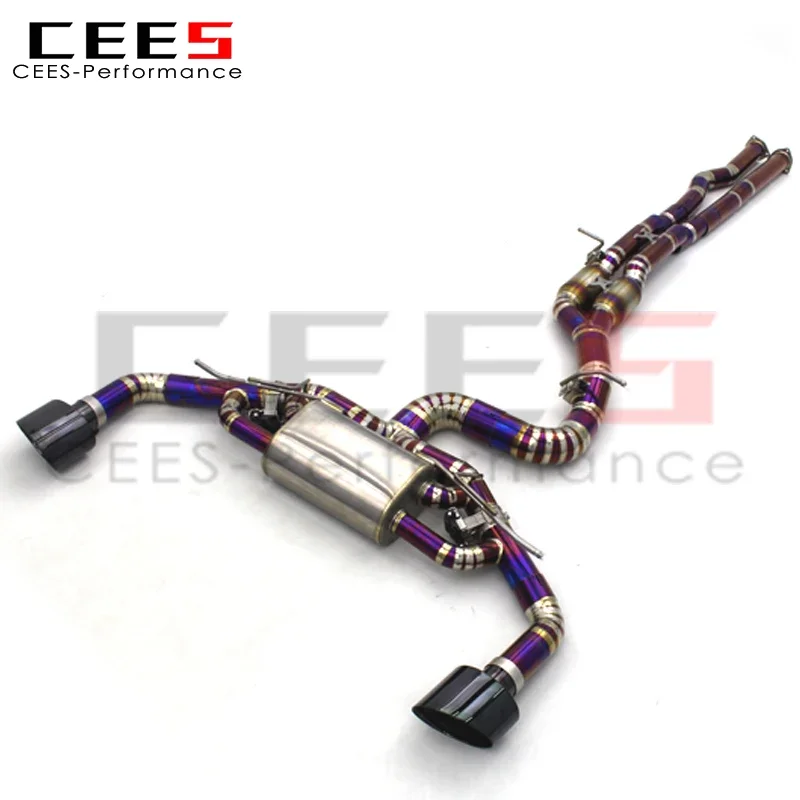 

cees Tuning Exhaust Pipe Escape for Audi RS3 TTRS 2.5T 2016-2023 Valvetronic Catback Exhaust Muffler