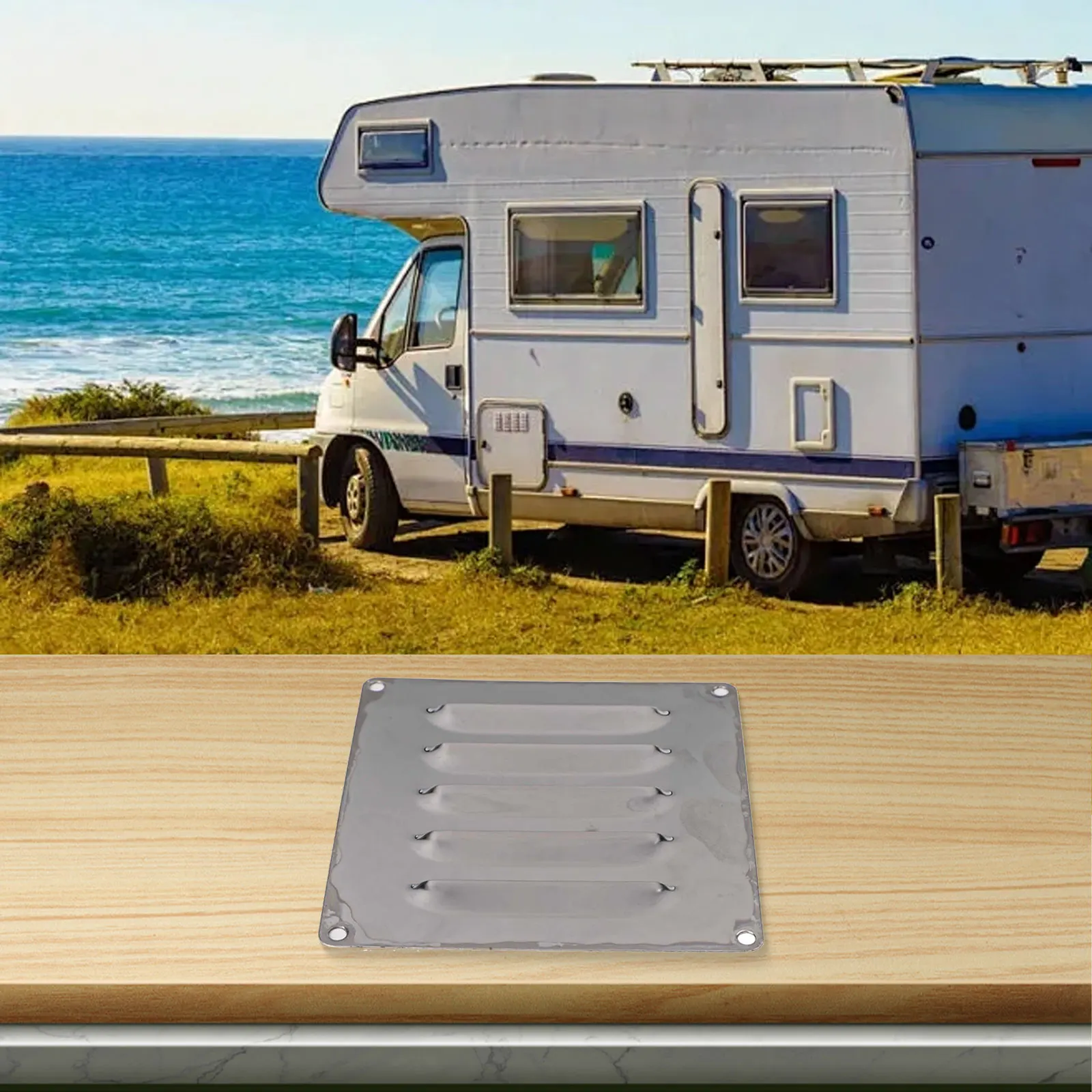 

Эффективная вентиляционная решетка для лодки, квадратная решетка для вентиляционного отверстия, глухая решетка, фурнитура для вентиляционного отверстия, жалюзи для лодки, квадратная