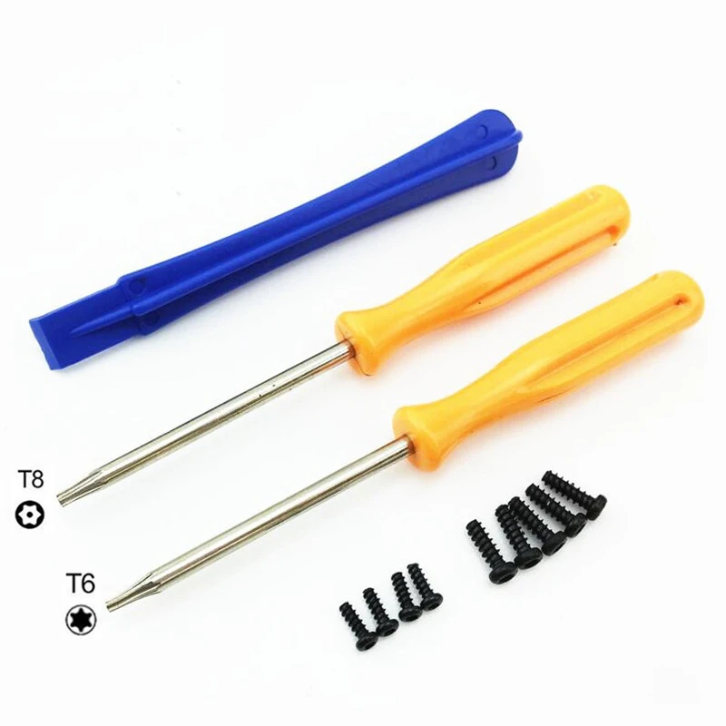 

for Xbox One S Elite Handle Remove Tool T6 T8 Screwdriver Crowbar Screw Set Repair Tool for Microsoft Game Console