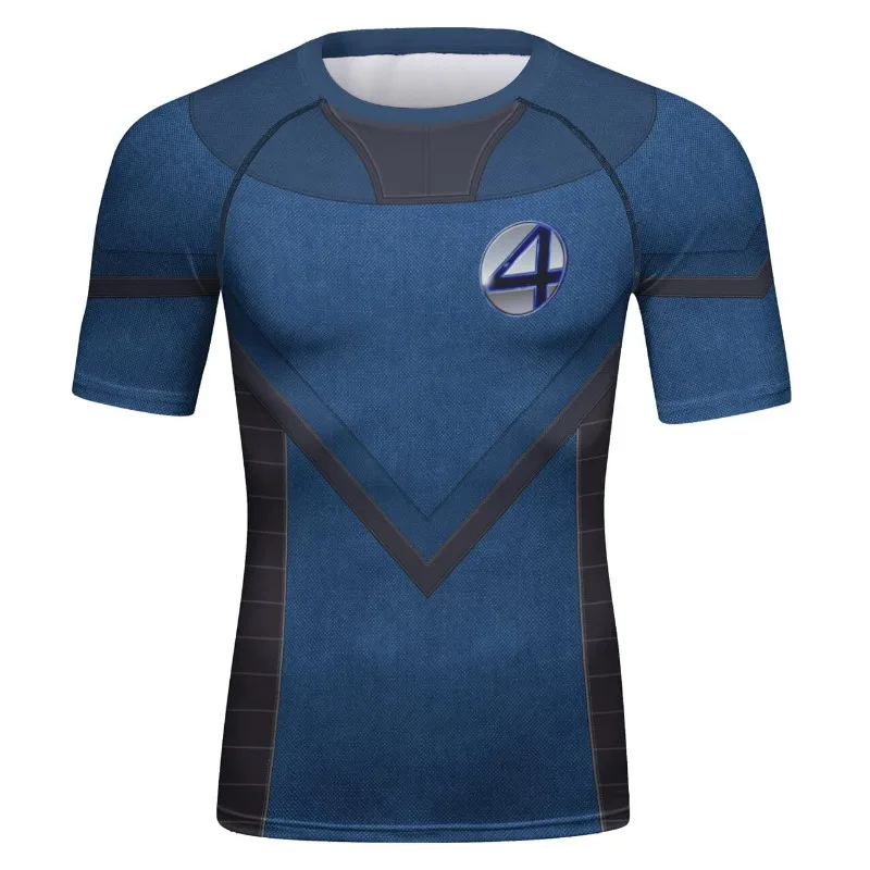 

Graphic Short Sleeve Compression Shirt for Men Gym Workout Running Tshirt Tees Tops Athletic Quick Dry Undershirts Baselayers