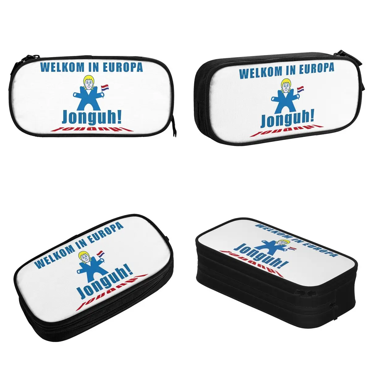 Europapa Joost Klein Eurovisions 2024 Pencil Case Pen Box Pencil Bags Girl Boy Big Capacity School Supplies Gifts Pencilcases