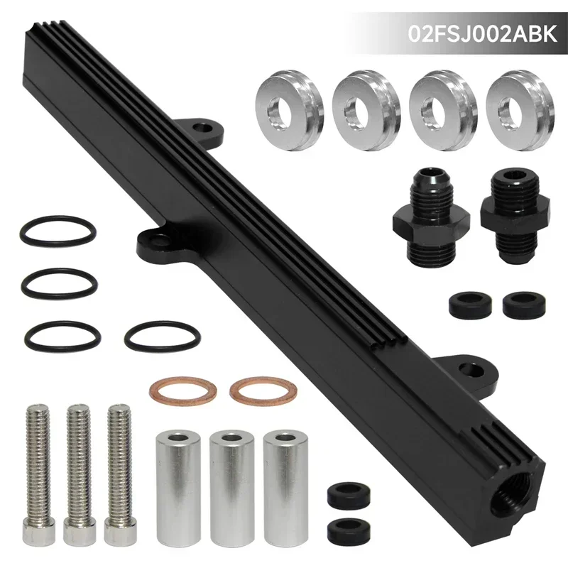 

New top feed injector billet fuel rail fit for Nissan 240SX S13 SR20 SR20DET Silvia 1989-1994 Black