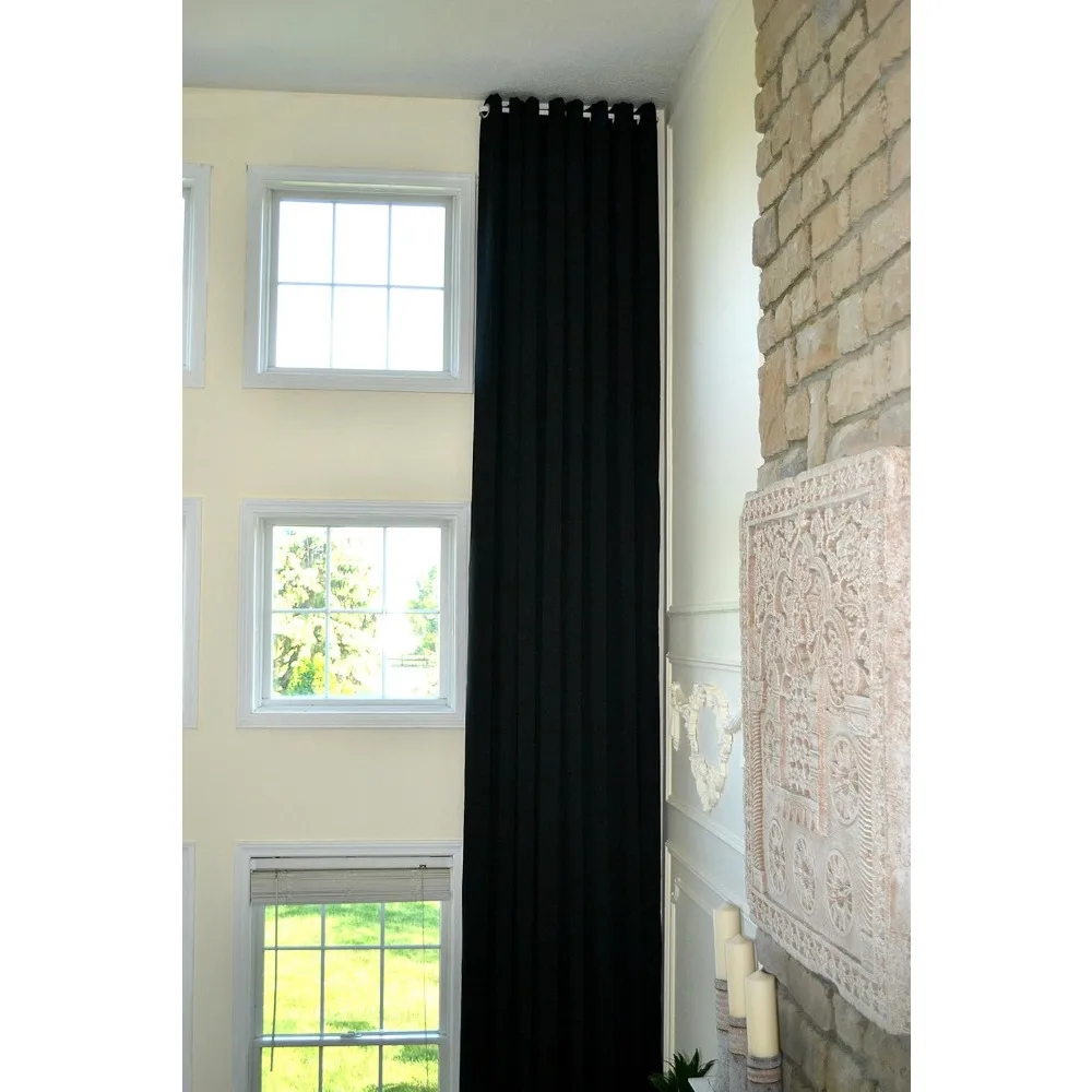 Custom Made Extra Long Heavy Thick Luxury Velvet Curtains, 12-24 Feet, Brown, Green, Gray, Wine Beige