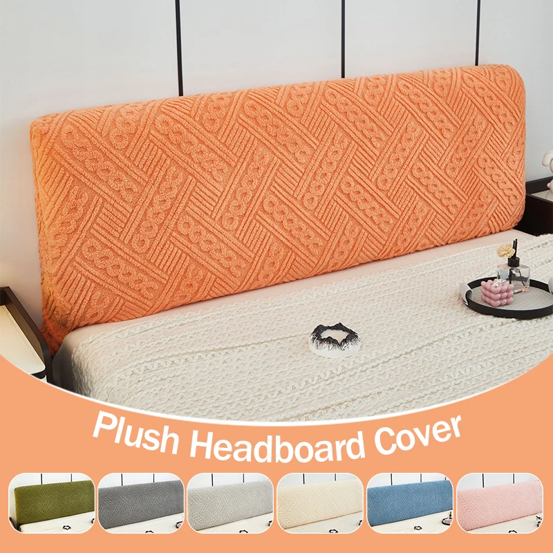 

Elastic Headboard Cover Bedroom Bedside Headboard Cover Dust Proof All-inclusive Jacquard Bed Backrest Cover Head Back Protector