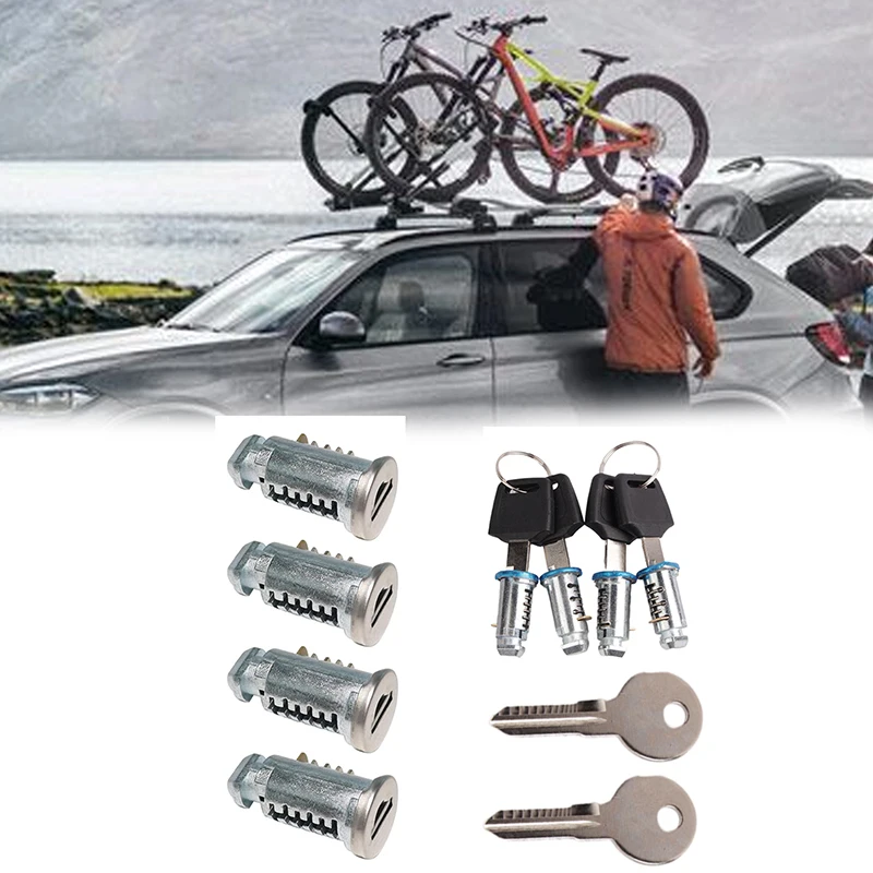 Roof Rack Locks And Keys Lock Core Parts Lock Cylinder Kits For Car Rack System Roof Luggage Rack Accessories'
