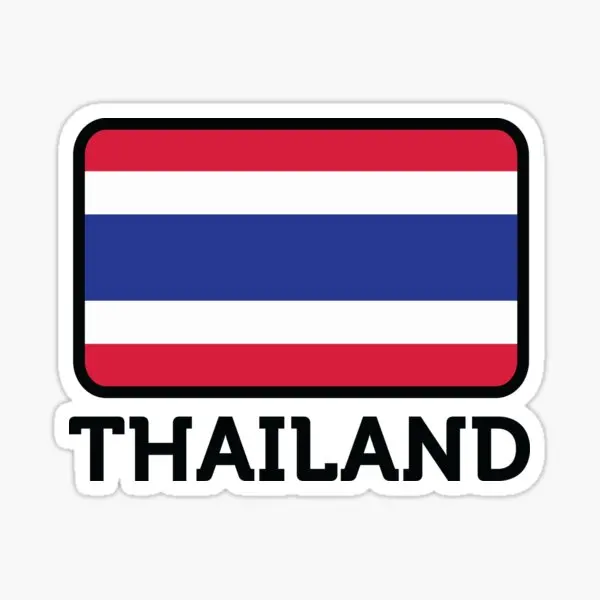 Thailand TH Elephant Flag Map Sticker Vinyl Laptop Truck Window Moto Bicycle Glass Van Helmet Car Wall Door Decal Customizable