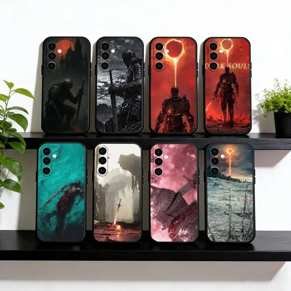 Game D-Dark Souls Phone Case For Samsung Galaxy A73,A72,A71,A70,A53,A52,A51,Soft Silicone Black Cover