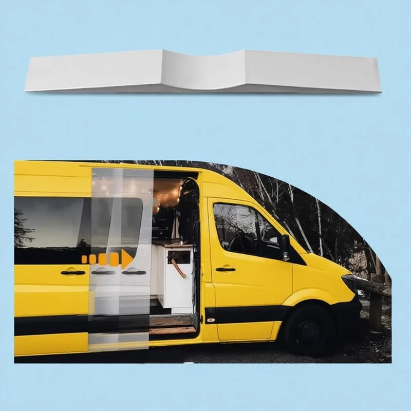 1Pc Durable Sliding Door Stop For Sprinter For Fiat Ducato For Ford Transit For VW Crafter Camper Van Type Car Door Locking Kit