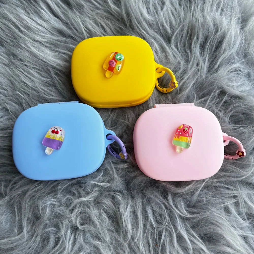

Cute Fruit Headphone Case For Shokz OpenFit Pro Wireless Bluetooth Earphone Protective Case Protection Cover With Hook