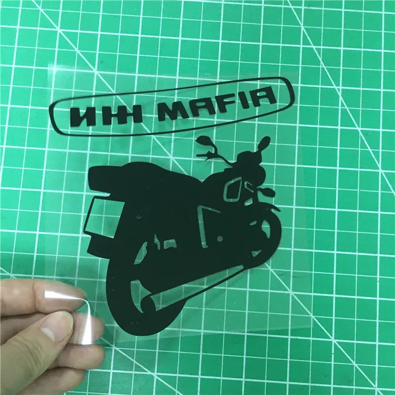 Tri Mishki HZX1079# 12x12cm 15x15cm Izh Mafia car sticker funny Vinyl Decals Motorcycle Accessories Stickers