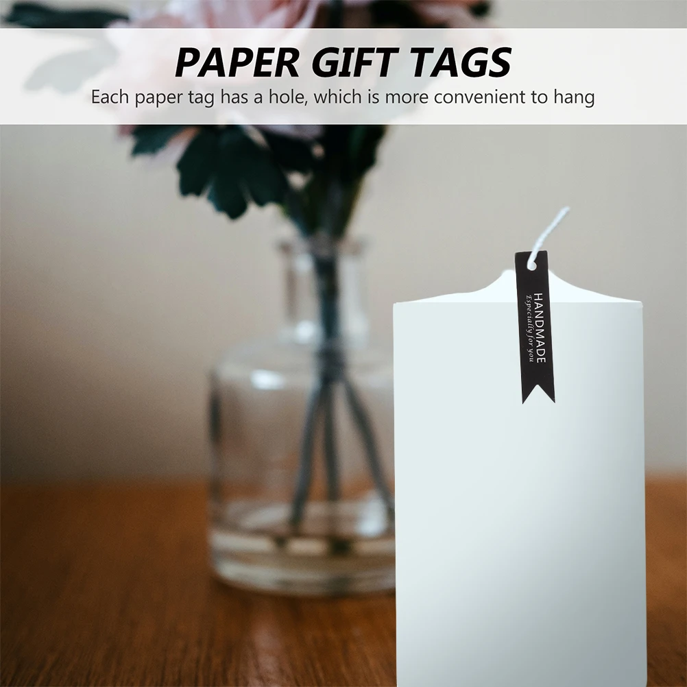 

50 pcs Aromatherapy Hanging Tags Premium Paper DIY Gift Tag for Handmade Presents Candles Baking Food Decorations Compact