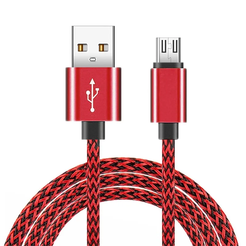 Micro USB Charging Cable for Huawei Mate 7 8 Honor 6 7 8X Samsung S7 LG G3 G4 Realme C30 C31 C33 Redmi 9A 10A 12C Android Cable