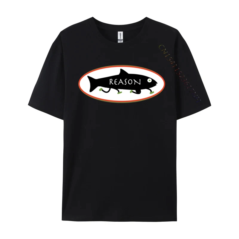 

Run To Reason Evolution Fish Classic Casual Custom T-Shirts Cotton Fabric Men's Tops Shirt Custom Tops Tees