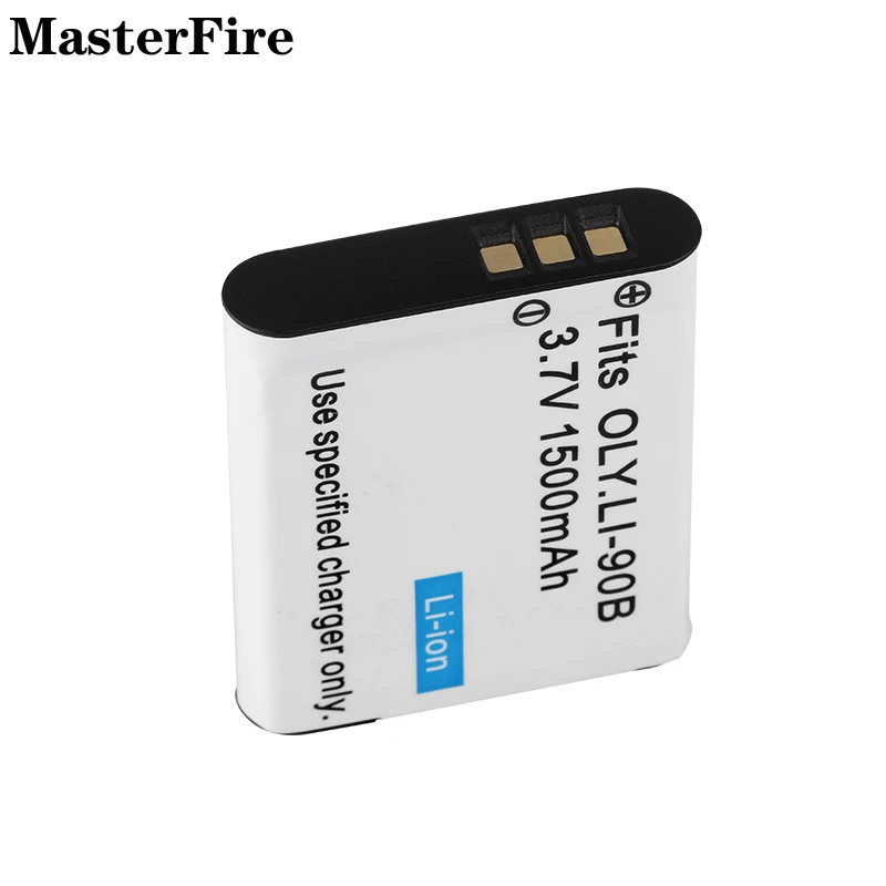 4x Li-90B Li90B 1500mah 3.7V بطارية الكاميرا لبطاريات أوليمبوس SH-50، SH-60، Tough TG-1، Tough TG-3، XZ-2، TG-4، TG-5، SP100