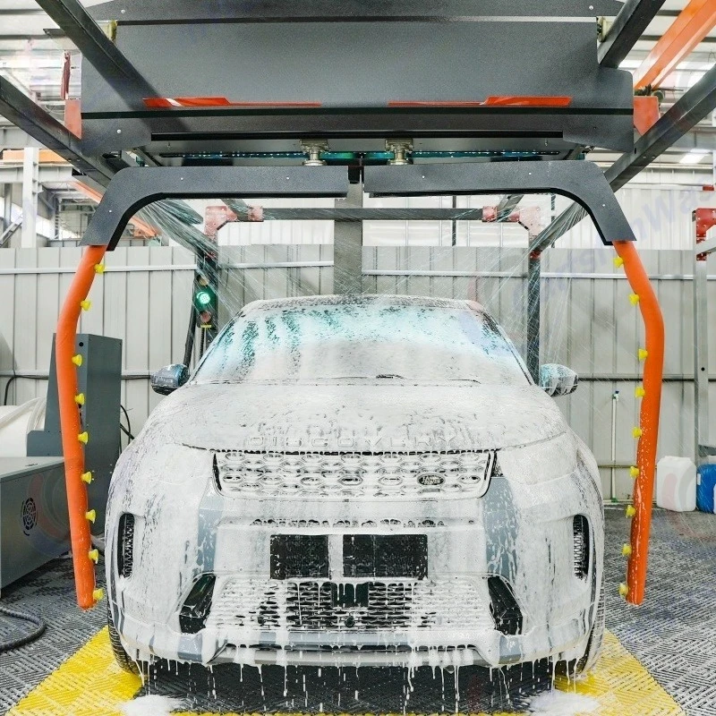 360 Degrees Touchless Washing Equipment Custom Automatic Car Wash Machine for Commercial Vehicle Cleaning