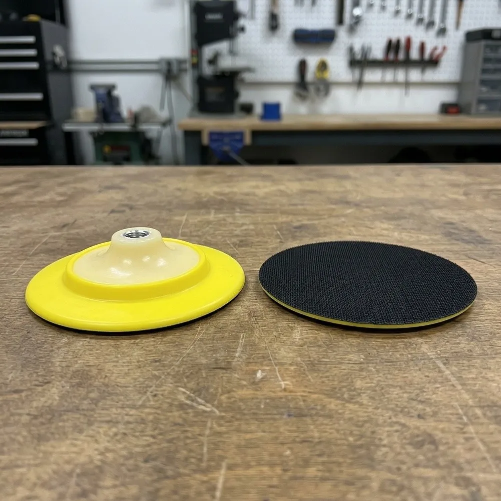 PU Material Backing Pad with For M14 Thread Mounting for Angle Grinder and Polisher Sanding Polishing Tasks on Multiple Surfaces