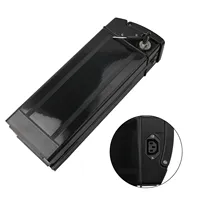 Reliable Electric Bike Battery Box, Ebike Holder Case with Charging Socket, Output Port , Perfect for Electric Bicycles