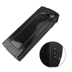 Reliable Electric Bike Battery Box, Ebike Holder Case with Charging Socket, Output Port , Perfect for Electric Bicycles